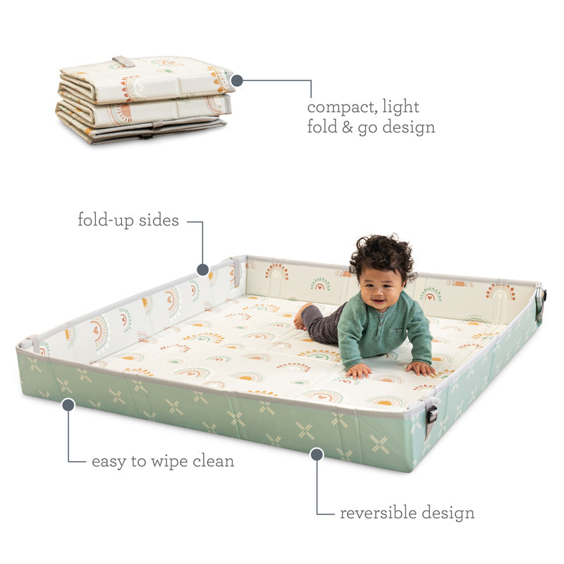Infantino Foldable Foam Mat Cactus & Rainbow at Baby Products Wholesaler