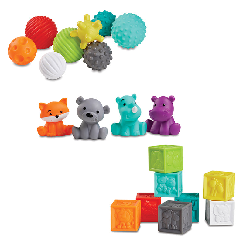 Infantino Sensory Balls, Blocks & Buddies Set at Baby Products Wholesaler