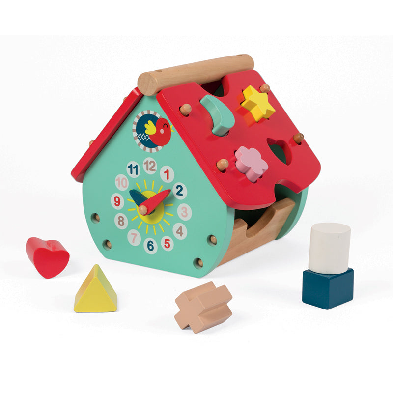 Janod Baby Forest House Shape Sorter at Baby Products Wholesaler