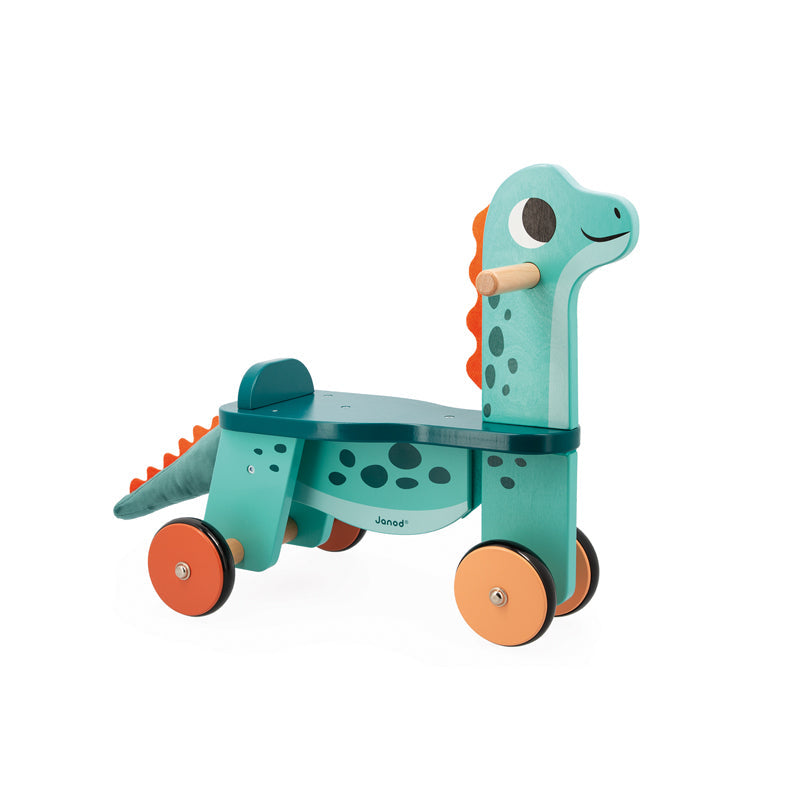 Janod Dino - Ride On Dino Portosaurus at Baby Products Wholesaler