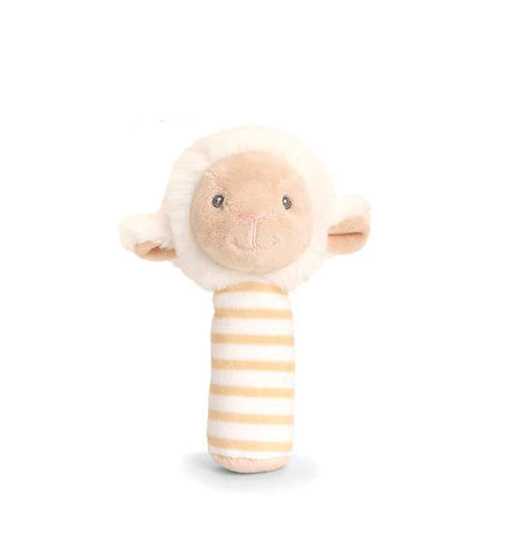 Keel Toys Keeleco Lullaby Lamb Stick Rattle 14cm at Baby Products Wholesaler