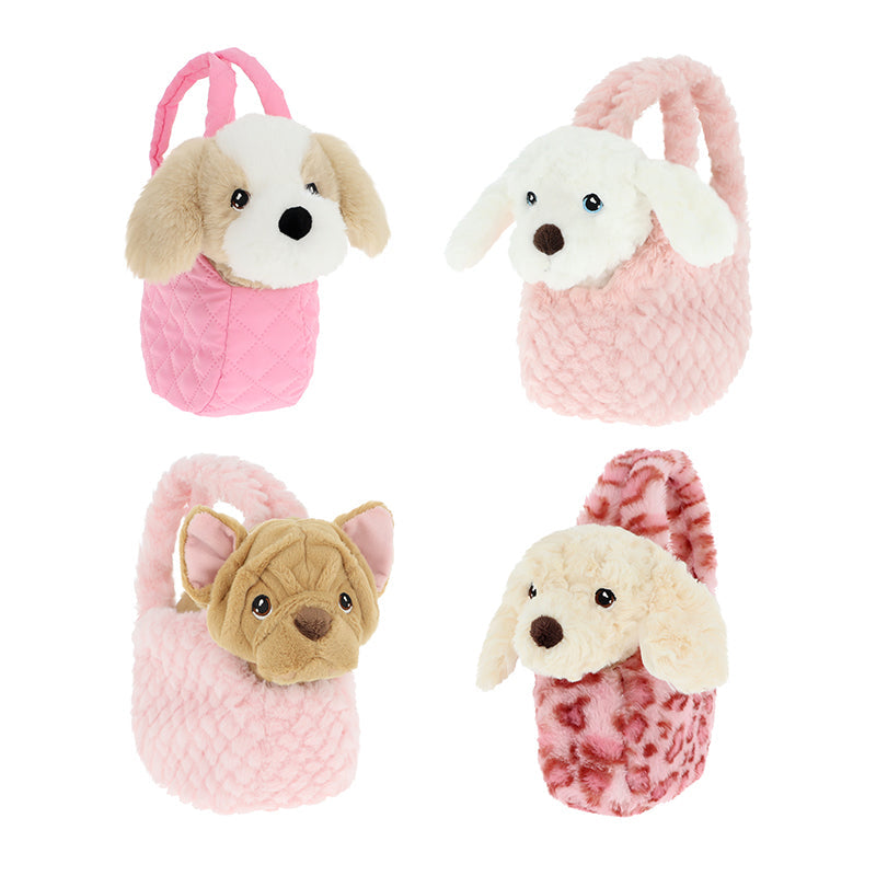Keel Toys Puppy In A Bag 18cm 4 Asstd at Baby Products Wholesaler