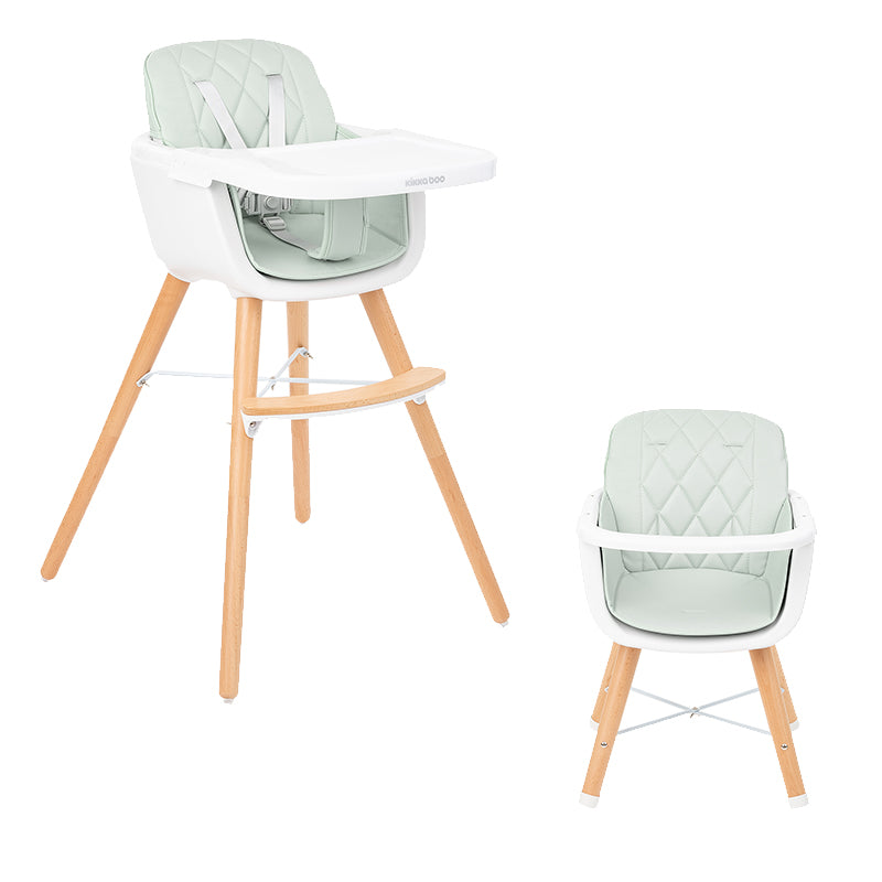 Kikka Boo Highchair Woody 2 In 1 Mint at Baby Products Wholesaler
