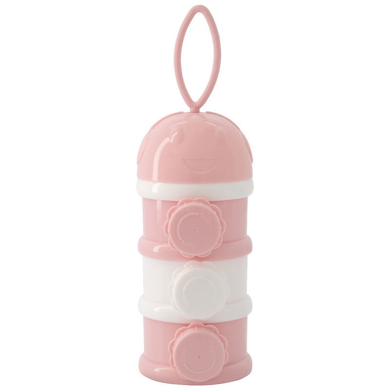Kikka Boo Milk Formula Triple Stacking Portable Dispenser Pink at Baby Products Wholesaler