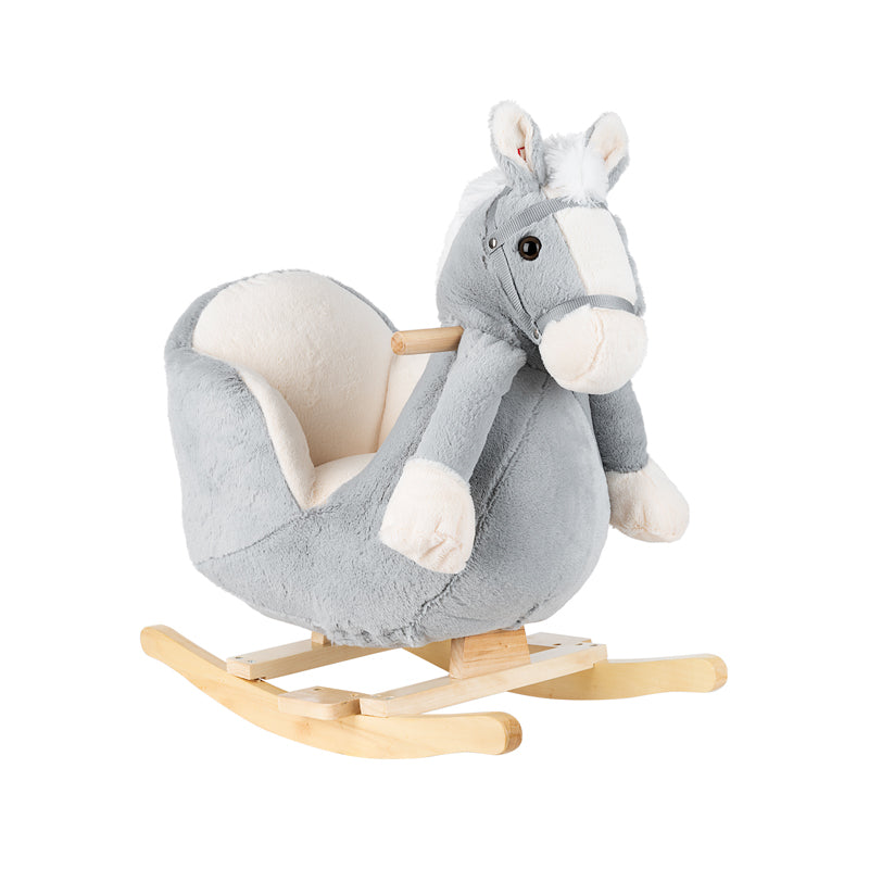 Kikka Boo Rocking Toy With Seat and Sound Grey Horse at Baby Products Wholesaler