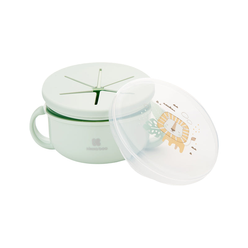 Kikka Boo Snack Bowl 2 In 1 Savanna Mint at Baby Products Wholesaler