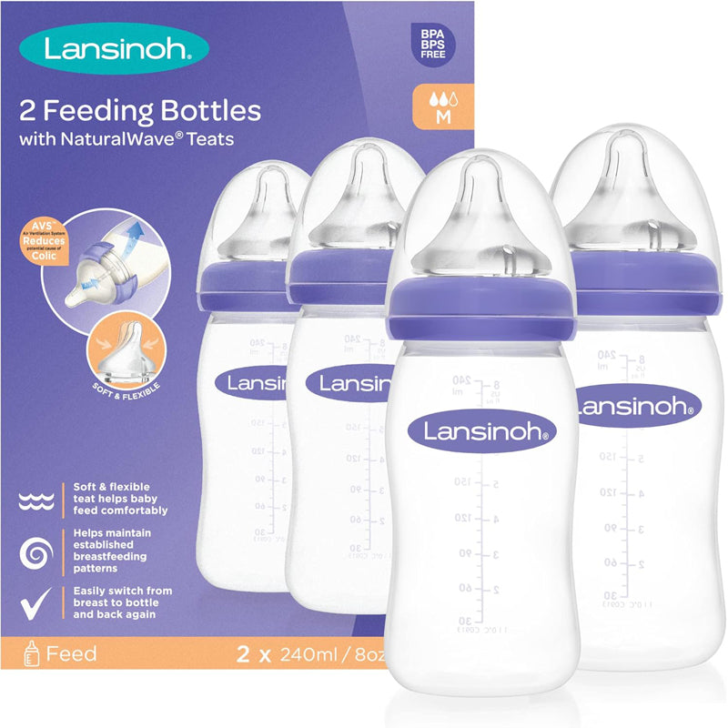 Lansinoh Feeding Bottles 240ml 2Pk at Baby Products Wholesaler