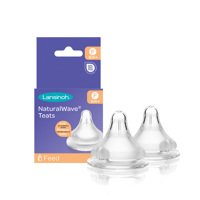 Lansinoh Natural Wave Teat Fast Flow 2Pk at Baby Products Wholesaler