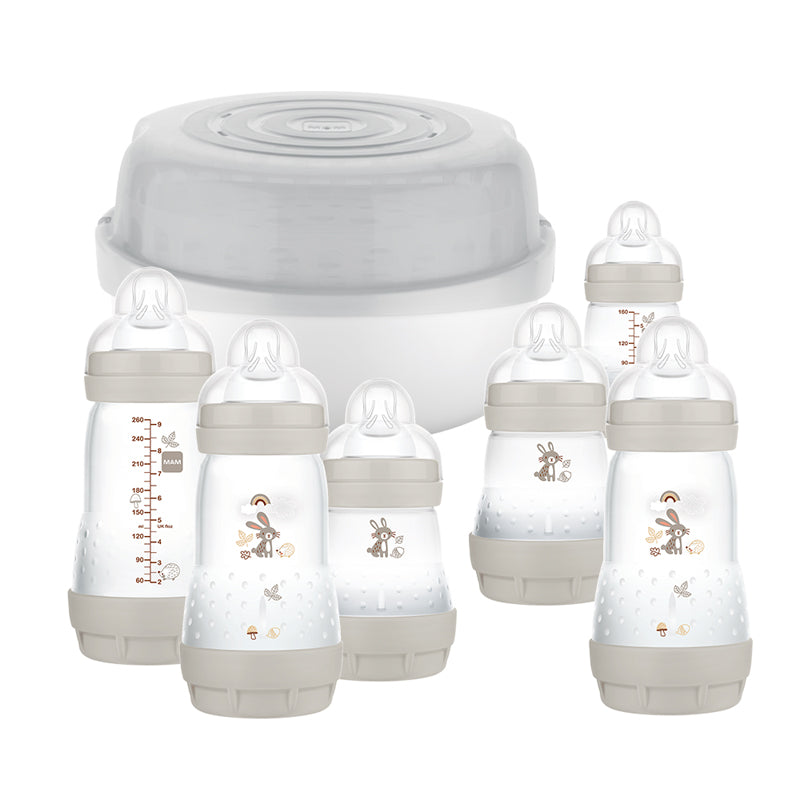 MAM Easy Start Bottle & Microwave Steriliser Set at Baby Products Wholesaler