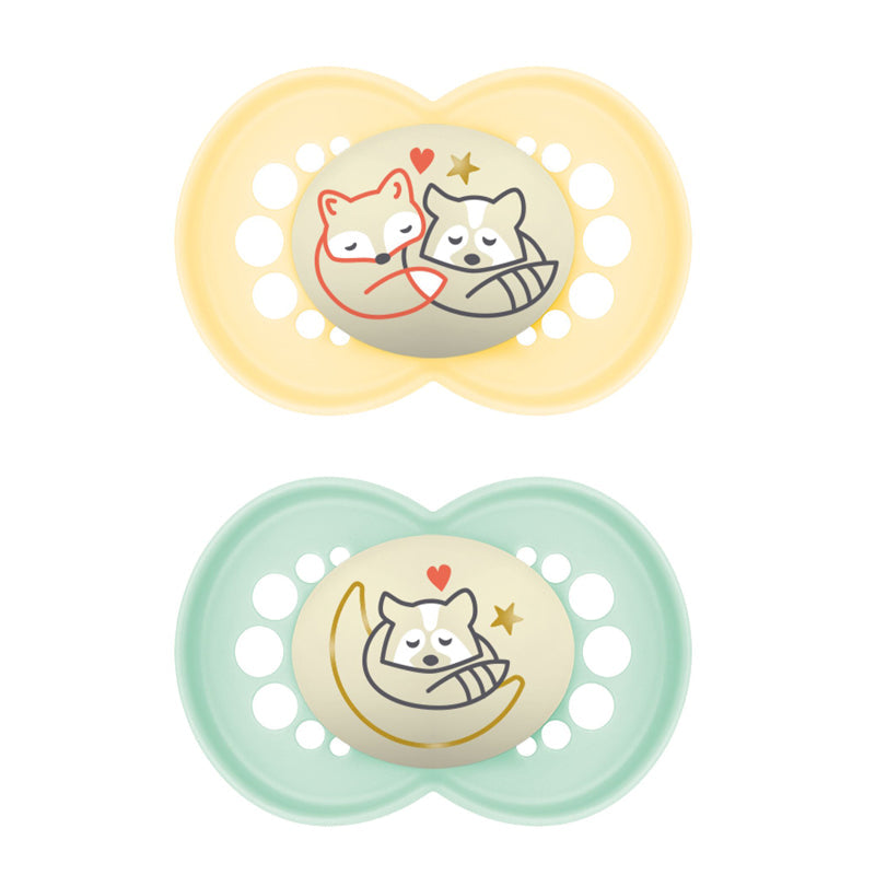 MAM Night Unisex Soother 16m+ 2Pk at Baby Products Wholesaler