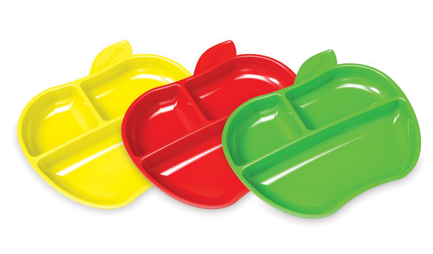 Munchkin Lil Apple Plates 3Pk at Baby Products Wholesaler