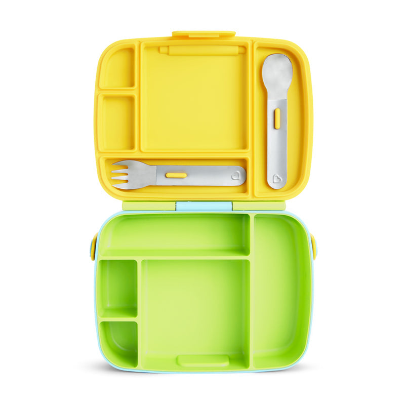 Munchkin Lunch Bento Box With Utensils Green at Baby Products Wholesaler