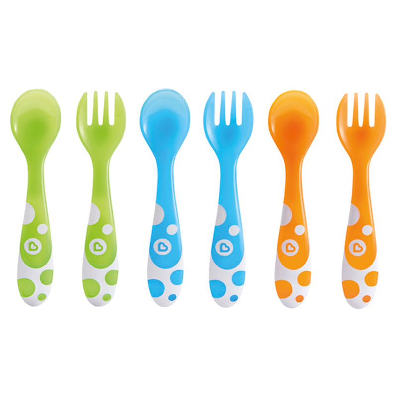 Munchkin Multi Forks & Spoons 6Pk  at Baby Products Wholesaler