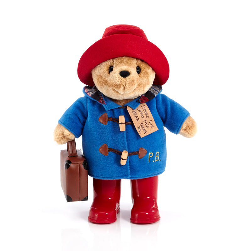 Paddington Bear with Boots and Case 34cm at Baby Products Wholesaler