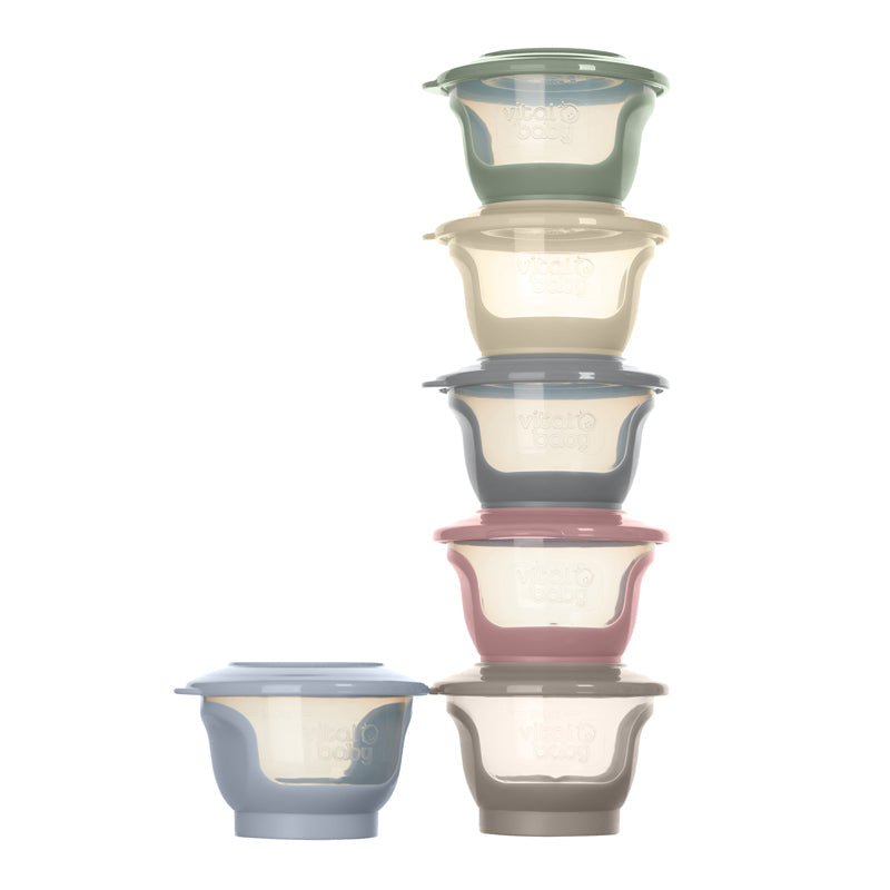 Vital Baby Nourish Store & Wean™ Pots 60ml 6Pk l Bulk Buy at Baby Products Wholesaler