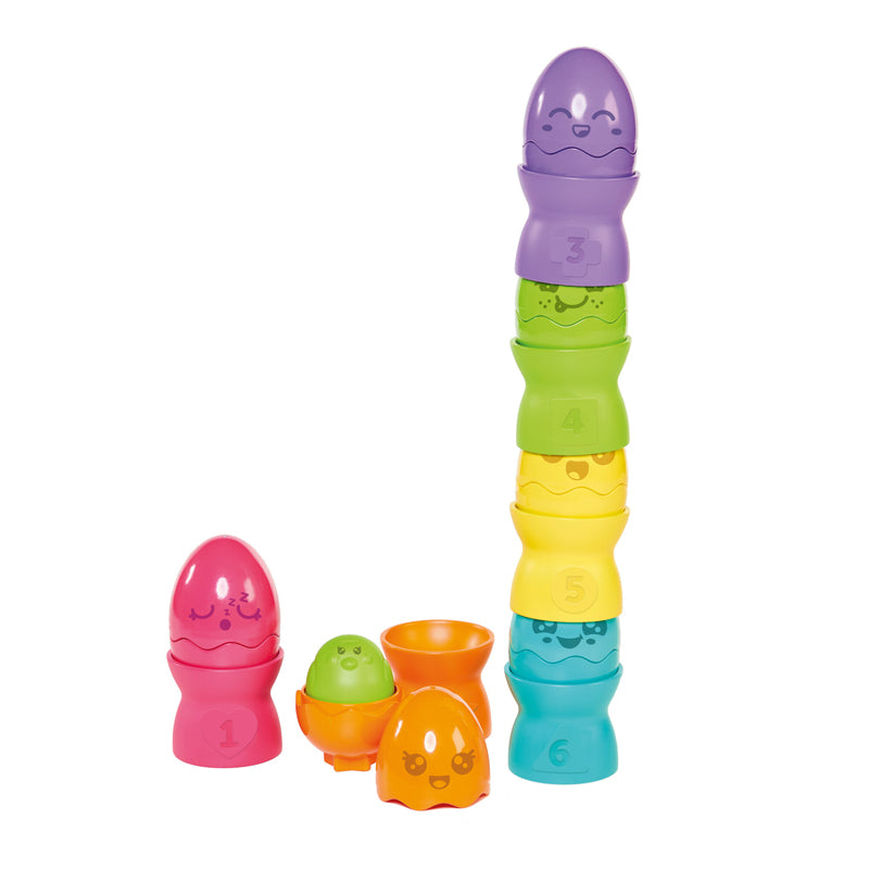 Tomy Hide & Squeak Egg Stackers at Baby Products Wholesaler