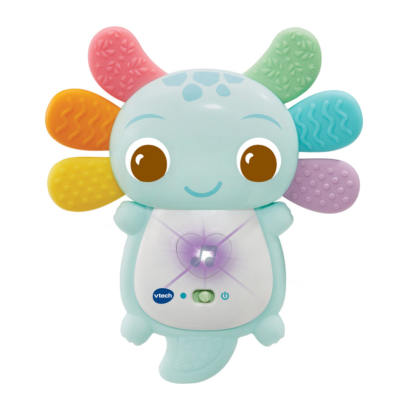 VTech Rainbow Colours Musical Axolotl Teether Blue at Baby Products Wholesaler