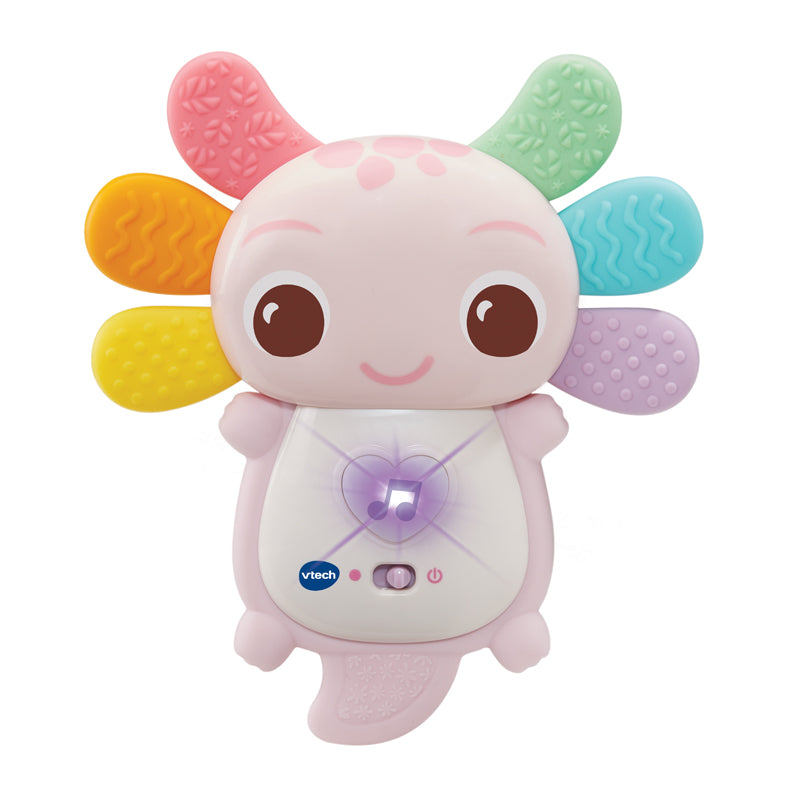 VTech Rainbow Colours Musical Axolotl Teether Pink at Baby Products Wholesaler