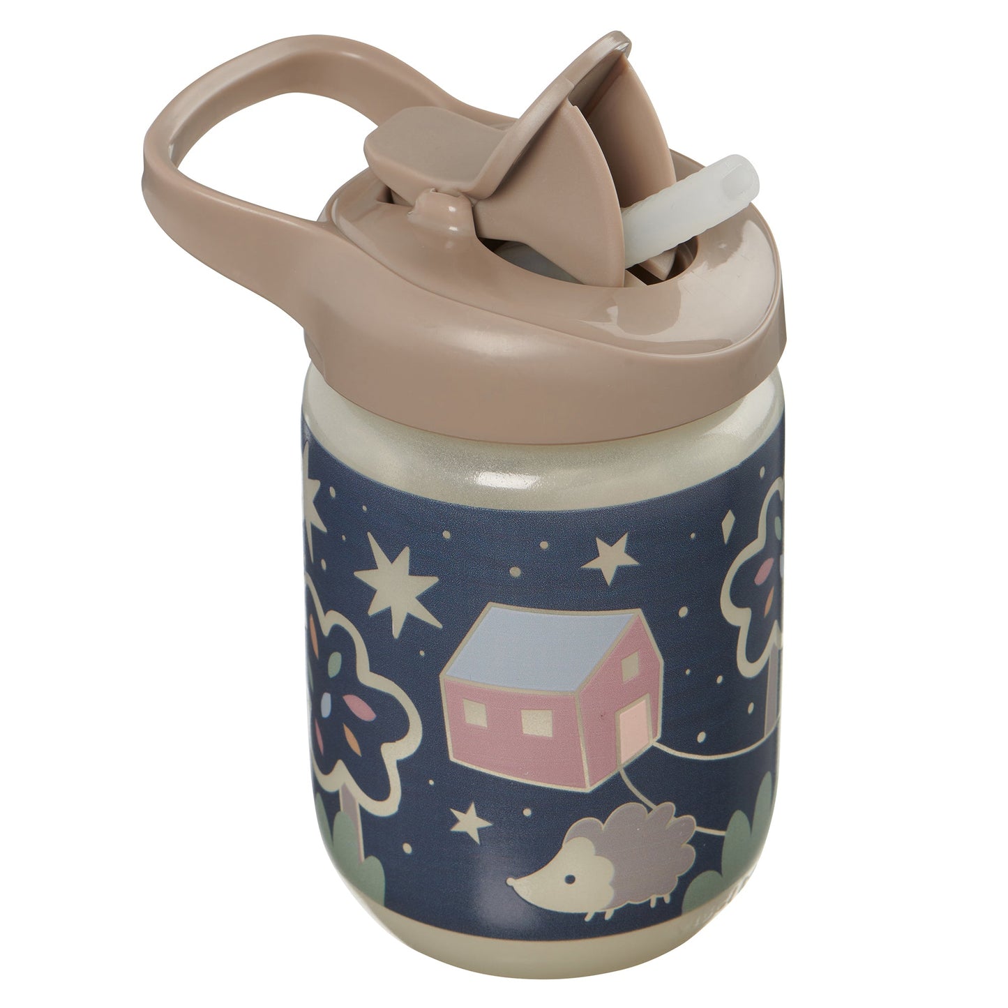 Vital Baby Hydrate Sippy Straw Glow in the Dark Woodland Glow 350ml at Baby Products Wholesaler