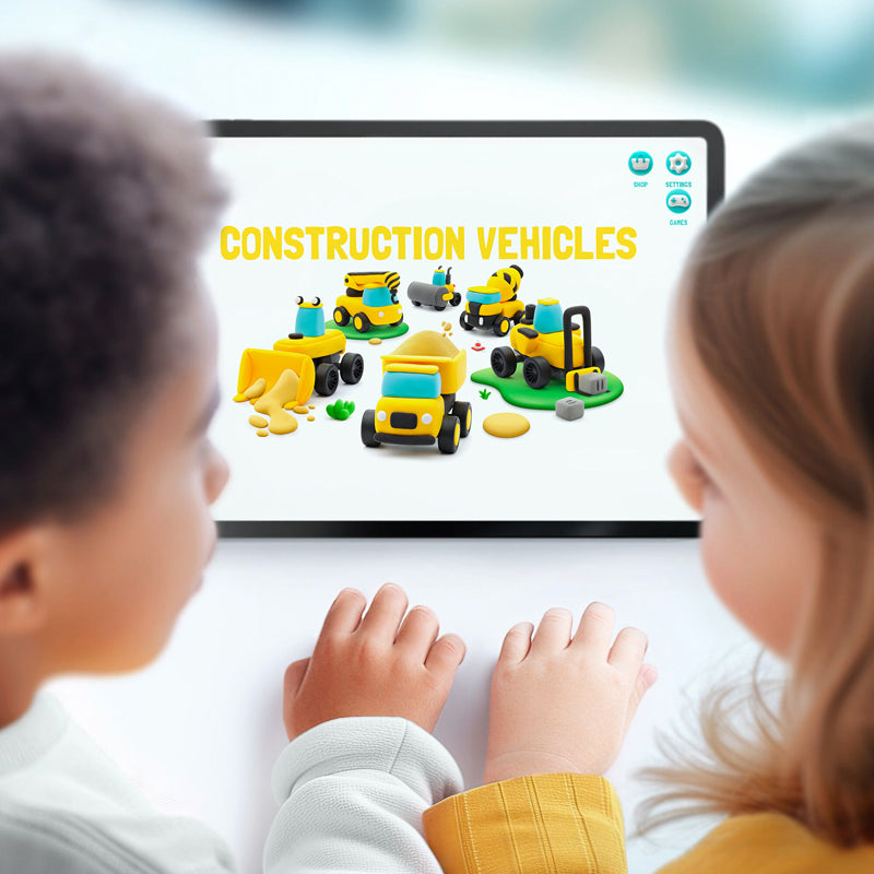 Hey Clay Construction Vehicles Large 12 Can Set l Source at Baby Products Wholesaler