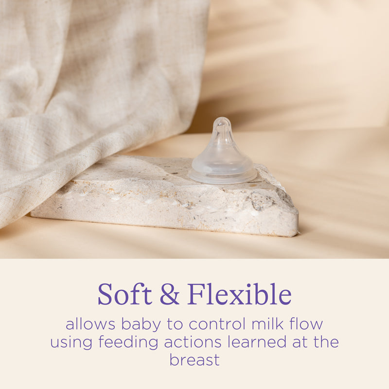 Lansinoh Natural Wave Teat Fast Flow 2Pk l Bulk Buy at Baby Products Wholesaler