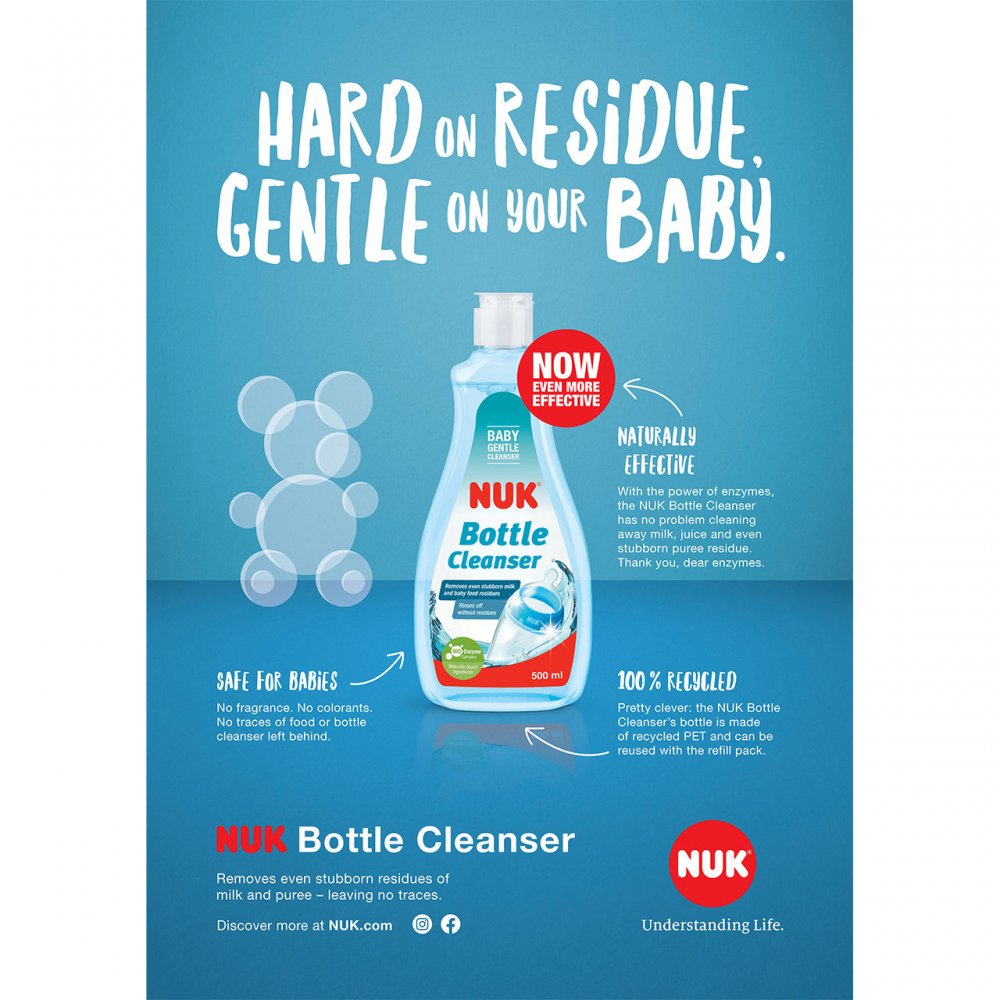 NUK Bottle Cleanser 500ml l UK Supplier | Baby Products Wholesaler